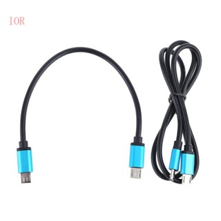 Ior อะแดปเตอร์แปลงสายเคเบิล Micro USB ตัวผู้ เป็นตัวผู้ 5 Pin ยาว 18 ซม. 60 ซม. ทนทาน