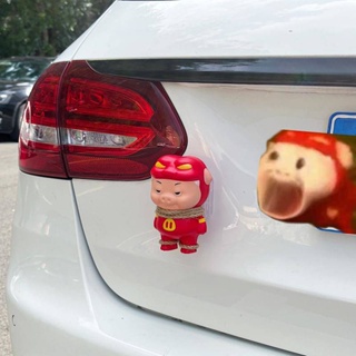 Pig Man Car Tail Pendant Car Outer Doll Car Trunk Motorcycle Electric Vehicle Cute Ornaments Decoration Female Cute doll Car exterior decoration