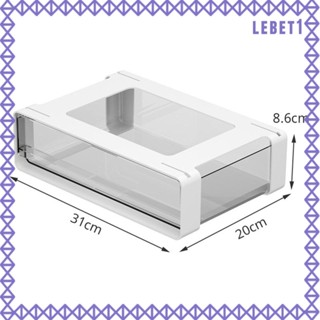 [Lebet] กล่องเก็บดินสอ แบบสไลด์ใต้โต๊ะ สําหรับออฟฟิศ