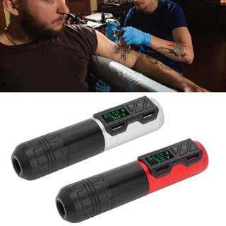 Watching You เครื่องสักไร้สายหน้าจอ LCD Liner Shader Rotary Tattoo Machine ปากกาพร้อมแบตเตอรี่ 1800mAh