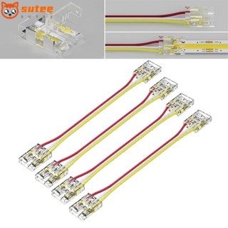 Sutee แถบเชื่อมต่อสายไฟ LED COB พลาสติก ทองแดง 3pin 10 มม.