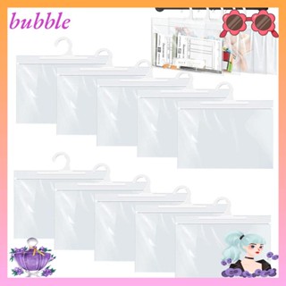 Bubble กระเป๋าซิปล็อค PVC ใส ตะขอขนาดใหญ่ กันน้ํา สําหรับเก็บปากกา