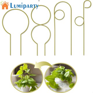 Lumiparty โครงไม้เลื้อย 4 แบบ ป้องกันสนิม 4 ชิ้น สําหรับปลูกต้นไม้ สีเขียว