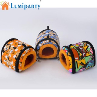 Lumiparty รังกระรอก หนูแฮมสเตอร์ ผ้าฝ้าย ขนาดเล็ก สําหรับกระต่าย เม่น หนูตะเภา