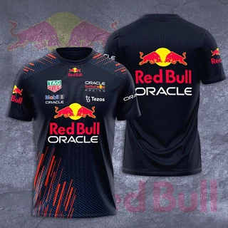 เสื้อยืด พิมพ์ลาย Oracle Red Bull Motogp Racing Mobil 1 Tag Heuer 3D แฟชั่นฤดูร้อน สําหรับผู้ชาย ผู้หญิง