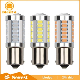 [Blesiya] หลอดไฟเลี้ยว 1156 6000K 800 Lumens 33SMD ประสิทธิภาพสูง สําหรับรถจักรยานยนต์