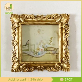 [Ihoce] กรอบรูปเรซิ่น สไตล์โบราณ สําหรับตกแต่งบ้าน
