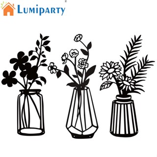 Lumiparty 3 ชิ้น พืช ดอกไม้ ตกแต่งผนัง มินิมอล แขวนผนังศิลปะ สําหรับห้องครัว กลางแจ้ง ห้องนอน ห้องรับประทานอาหาร