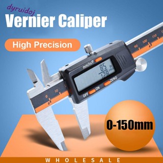 Dyruidoj1 Vernier Caliper เครื่องมือวัดโลหะอิเล็กทรอนิกส์ หน้าจอกว้าง 150 มม. คุณภาพสูง