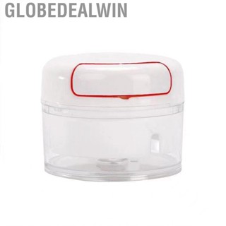 Globedealwin Garlic Chopper  Practical PP  Press Stainless Steel  for Kitchen