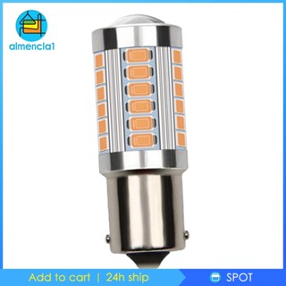 [Almencla1] หลอดไฟเลี้ยว 1156 6000K 800 Lumens 33SMD ประสิทธิภาพสูง สําหรับรถจักรยานยนต์