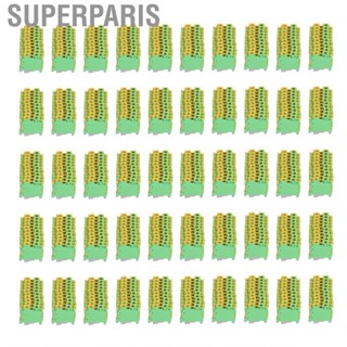 Superparis DIN Rail Mount Terminal  Flame Retardant USLKG‑6 Terminals Block for Electrical Connection