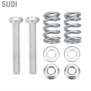 Sudi 8PCS Exhaust  Set Including  Nut Spring Gasket Steel Automobile Accessories