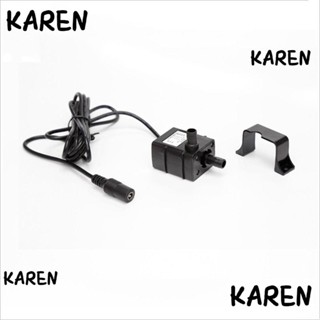 Karen ปั๊มน้ํา 12V ขนาดเล็ก ไร้แปรงถ่าน DC สีดํา สําหรับใช้ในครัวเรือน