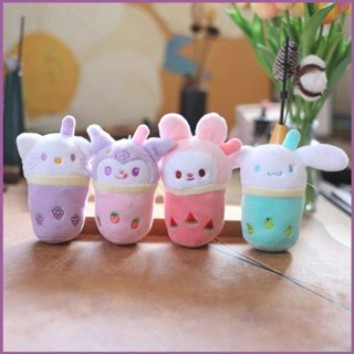 Sq2 จี้ตุ๊กตา Sanrio Milk Tea Cup Kuromi Melody Kitty Cinnamoroll ของเล่นสําหรับเด็ก