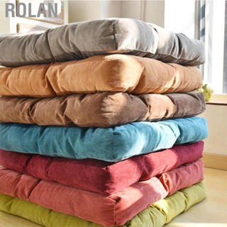 Rolan Thicken Corduroy Seating Cushion Cotton Filling Comfortable Floor Pillows for Living Room Meditation