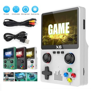 X6 Game Console 2000mAh Handheld Game Player ATJ22735 32bit RISC for Adults Kids