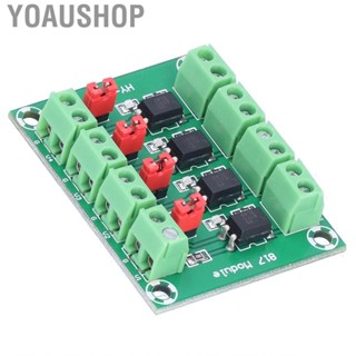 Yoaushop 4 Channel 817 Optocoupler Isolation Board  Photoelectric Isolated Module