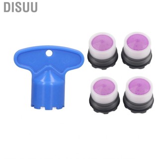 Disuu 4 Pieces M16.5mm Sink Faucet Aerator 1.2GPM Flow Restrictor Bubble Tap BG