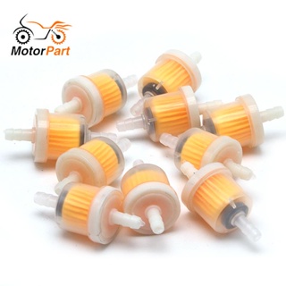 MOTOPARTS SHOP 2/5/10Pcs Oil Filters Petrol Gas Gasoline Liquid Fuel Filters For Motorcycle Motor Bike