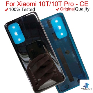 ใหม่ 100% ฝาครอบแบตเตอรี่ ด้านหลัง แบบเปลี่ยน สําหรับ xiaomi Mi10T pro xiaomi mi 10t pro 5G