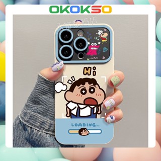 [Okso] ใหม่ เคสโทรศัพท์มือถือแบบนิ่ม กันกระแทก ลายการ์ตูนชินจัง สําหรับ OPPO Reno9 Reno8 Reno7pro reno6 5