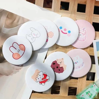 YTL กระจกพกพา น่ารักน่าใช้ น้ำหนักเบา พกพาง่าย ลายน่ารักสดใส กระจกแบบพกพา