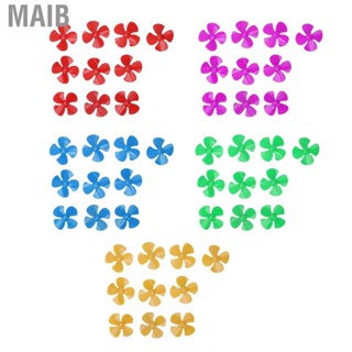 Maib Plastic Propellers 4 Blades Propeller Large Thrust for DIY Toys Craft