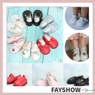 Fay 6.5 ซม. รองเท้าตุ๊กตา ของขวัญวันเกิด เสื้อผ้าเด็ก ของเล่น ดาวห้าแฉก รองเท้าของเล่น