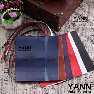 Yann1 กระเป๋าปากกา ดินสอ หนัง PU สไตล์เรโทร ทนทาน สําหรับใส่แปรงแต่งหน้า เครื่องเขียน ของขวัญนักเรียน