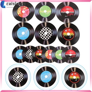 แผ่น CD แผ่นเสียงไวนิล สําหรับตกแต่งภายในห้อง 12 ชิ้น