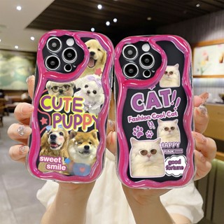 เคสโทรศัพท์มือถือแบบนิ่ม ลายสุนัข แมว 3D ขอบโค้ง สําหรับ Realme C33 C30 C30S C31 C55 C35 C11 2021 C21Y C15 C21 C25 C20 C3 C12 C2 C25S 10