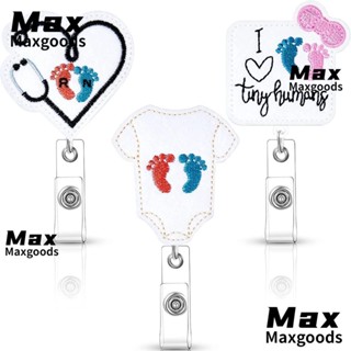 Maxg พวงกุญแจ รูปโบว์น่ารัก ถอดออกได้ ทนทาน สําหรับสํานักงาน 3 ชิ้น