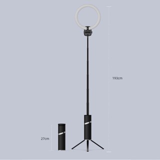 [mibum01eb] ไฟเซลฟี่ 10 นิ้ว พร้อมขาตั้งกล้อง ติดตั้งง่าย อเนกประสงค์ สําหรับถ่ายภาพ วิดีโอ แต่งหน้า สตูดิโอ