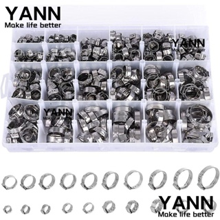 Yann1 แคลมป์หนีบท่อหูเดี่ยว สเตนเลส 304 20 ขนาด 7-28.6 มม. 420 ชิ้น