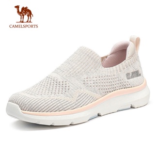 CAMEL SPORTS รองเท้าผ้าใบลําลอง รุ่น ผ้าตาข่าย แบบบาง ระบายอากาศได้ดี เหมาะกับการวิ่งจ๊อกกิ้งกลางแจ้ง สําหรับสตรี