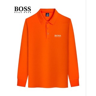 ใหม่ เสื้อโปโล BOSS สวมใส่สบาย สําหรับผู้ชาย และผู้หญิง