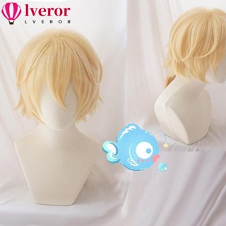 Lveror วิกผมสั้นคอสเพลย์ ลายการ์ตูนอนิเมะ ทนความร้อน