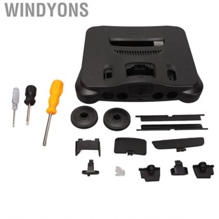 Windyons Game Console Protective   Black Case Accurate Hole Position for Retro Video