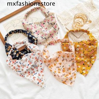 Mxfashione ผ้าโพกหัวผ้าโพกหัวผ้าโพกหัวลายดอกไม้หลากสีสัน