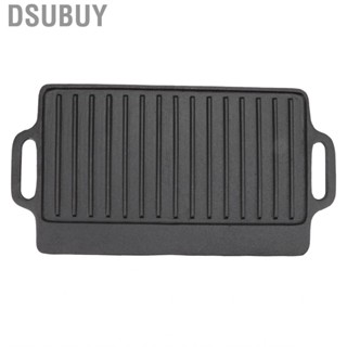 Dsubuy Grill Griddle Cast Iron Teppanyaki  Thickened Rectangular Dual SideGrill HG