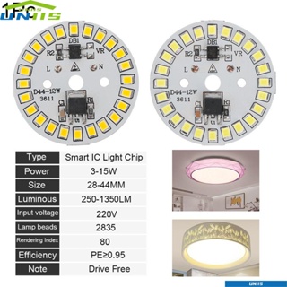 Uniis ชิปไฟ LED ทรงกลม 15W 12W 9W 7W 6W 5W 3W 1 ชิ้น