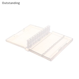 Outstanding ใหม่ กล่องพลาสติก 6 10 หลุม กันฝุ่น สําหรับจัดเก็บดอกสว่าน หัวเจียรเล็บ
