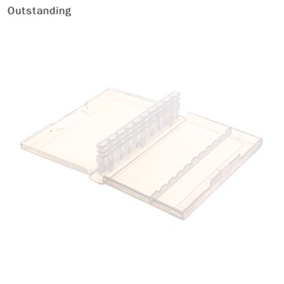 Outstanding ใหม่ กล่องพลาสติก 6 10 หลุม กันฝุ่น สําหรับจัดเก็บดอกสว่าน หัวเจียรเล็บ