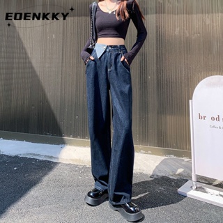 EOENKKY  กางเกงขายาว กางเกงยีสน์ผู้หญิง ทรงหลวม ๆ ตรง Retro Hip Hop Pants 2023 NEW Style  สวยงาม ทันสมัย รุ่นใหม่ Stylish A97L038 36Z230909