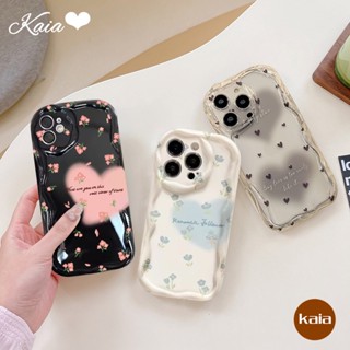 เคสโทรศัพท์มือถือแฟชั่น ลายดอกไม้ หัวใจ 3D ขอบโค้ง ด้านหลัง สําหรับ Redmi 12C 9A 10C 12 9 10 A1 10A 9C A2 9T Redmi Note 10 12 11 8 10s 9 11Pro+ 11s MI 11Lite POCO M3 X5 ผ้าคลุม