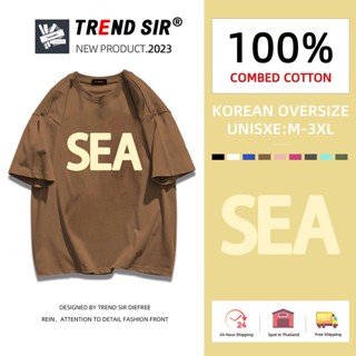 TrendSir⚡พร้อมส่ง⚡เสื้อยืด oversize👏102%cotton โอเวอร์ไซส์ มีของพร้อมส่ง🎶เสื้อผ้าสาวอวบอ้วน ขนาดใหญ่สินค้าคุณภาพดีออกแบบตามแฟชั่ เสื้อยืดผู้หญิงผ้าคอตตอน✔สำหรับชายและหญิง