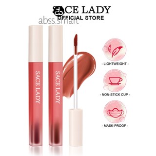 Sace Lady Water Tint Liptint ลิปสติกแบบน้ำกันน้ำ Long-Lasting Lip Glaze Velvet Matte Lip &amp; Cheek เครื่องสำอางค์ TECH3