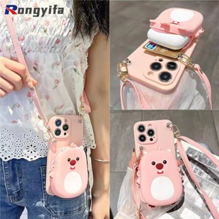 เคสโทรศัพท์มือถือ ลายล็อปปี้น่ารัก พร้อมกระเป๋าสตางค์ และสายคล้อง มีซิป สําหรับ Huawei Y9S Y9 Prime 2019 Y7 Y6 Pro 2019 Y7 Prime 2019 Y7P Y6P Honor 20i 10i 10 Lite X10 9X 8X Max 7X 8A