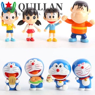 Quillan ตุ๊กตาฟิกเกอร์ โดราเอมอน ขนาดเล็ก 8 ชิ้น ต่อชุด